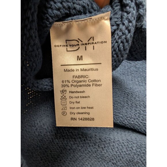 DYI Women's Sweater Tank Top Navy Size Medium - Picture 8 of 8